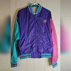 Vintage 90s McDonald's Color Block Jacket Lined
